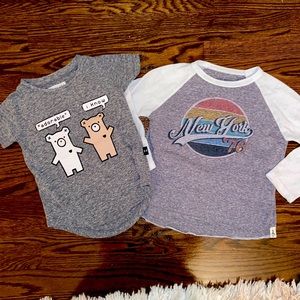 HUXBABY & Rowdy Sprout Shirts  2T Unisex